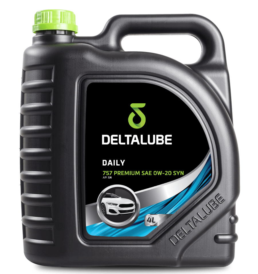 Deltalube 757 Premium Oli Sintetik SAE 0W-20 API SN | Mobil (4L)