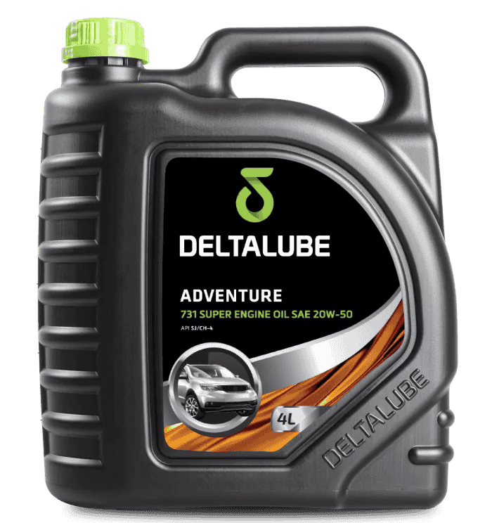 Deltalube Adventure 731 Super Oli Mesin 20W-50 API SJ/CH-4 | Mobil (4L)